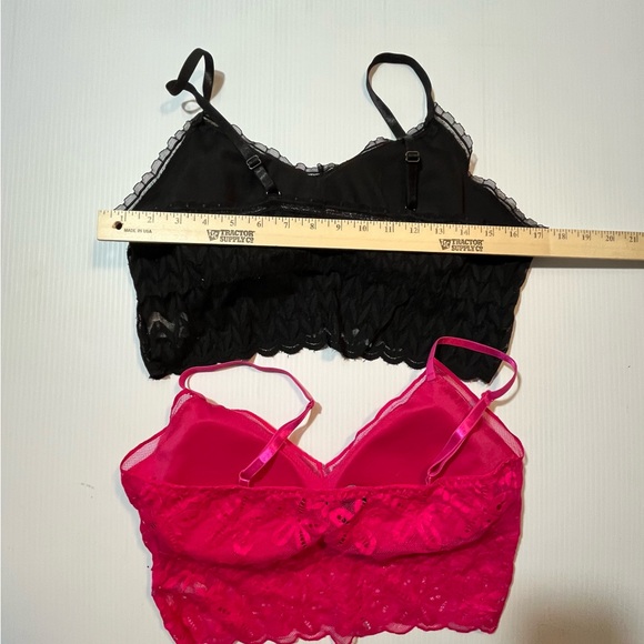 2 Bralettes Julia XL 1 Pink And 1 Black - Picture 2 of 4